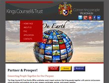 Tablet Screenshot of kingscounselandtrust.com